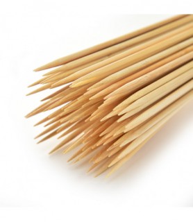 70 Pinchos de Bambu 3 mm x...