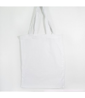 Bolsa de algodón para decorar blanca-Bolsas y Totebags-Batallon Manualidades