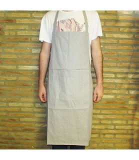Delantal "Chef" gris-Textiles para Cocina-Batallon Manualidades