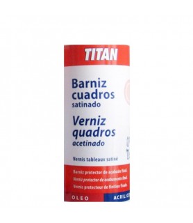 Spray Barniz para cuadros Satinado "Titan"-Barniz-Laca-Batallon Manualidades