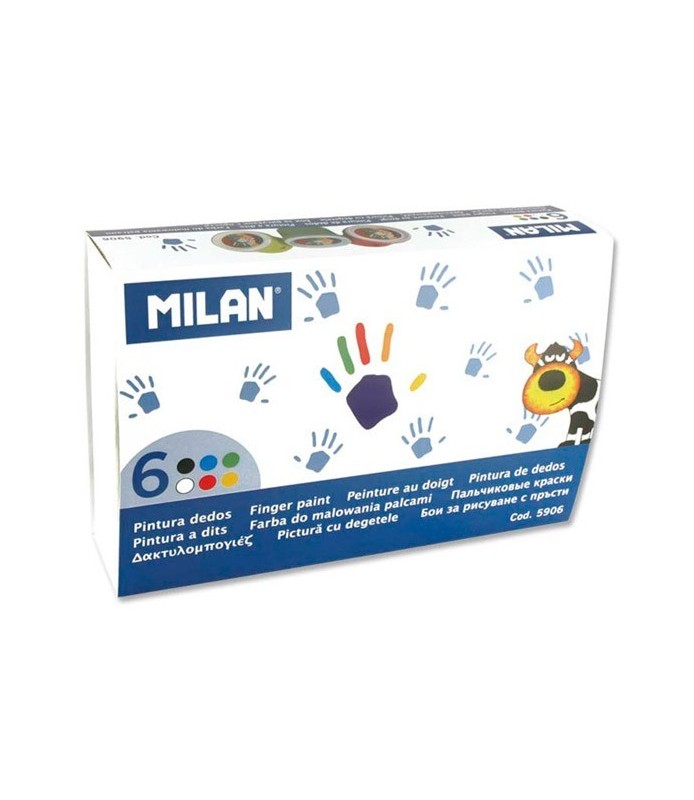 Pack 6 pinturas dedos "Milan"
