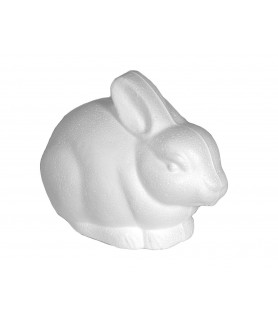 Conejo de porex 10,5x13cm.-Figuras de Porex-Batallon Manualidades