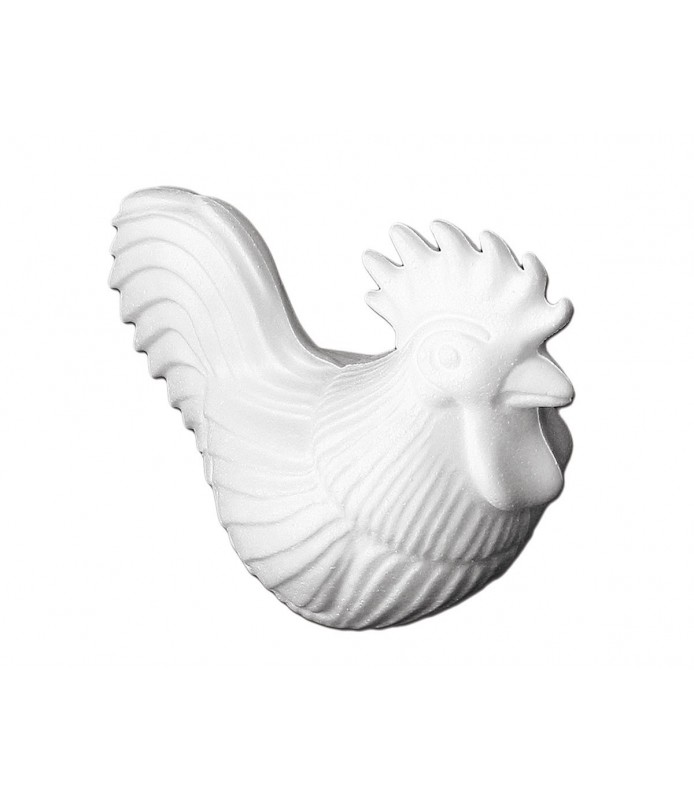 Gallo de porex 20x13,5cm.-Figuras de Porex-Batallon Manualidades
