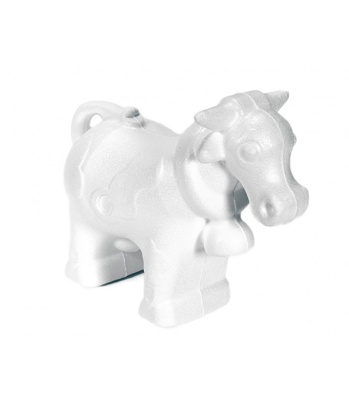 Vaca de porex 14x17cm.-Figuras de Porex-Batallon Manualidades