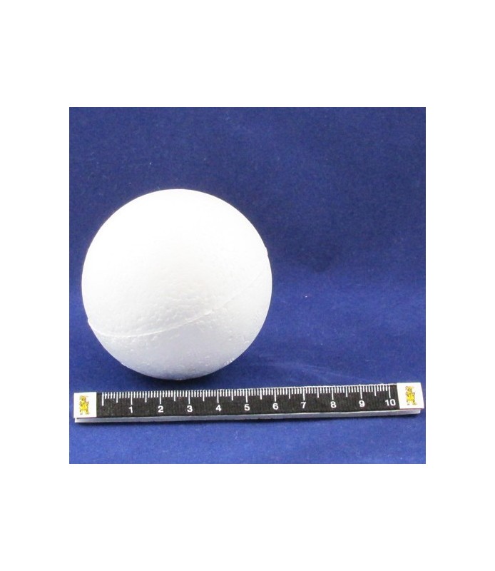 Bola de Porex de 7 cm. diámetro -Bolas y Semibolas de Porex-Batallon Manualidades
