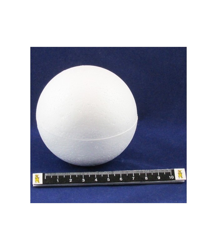 Bola de Porex de 8,5 cm. diámetro 