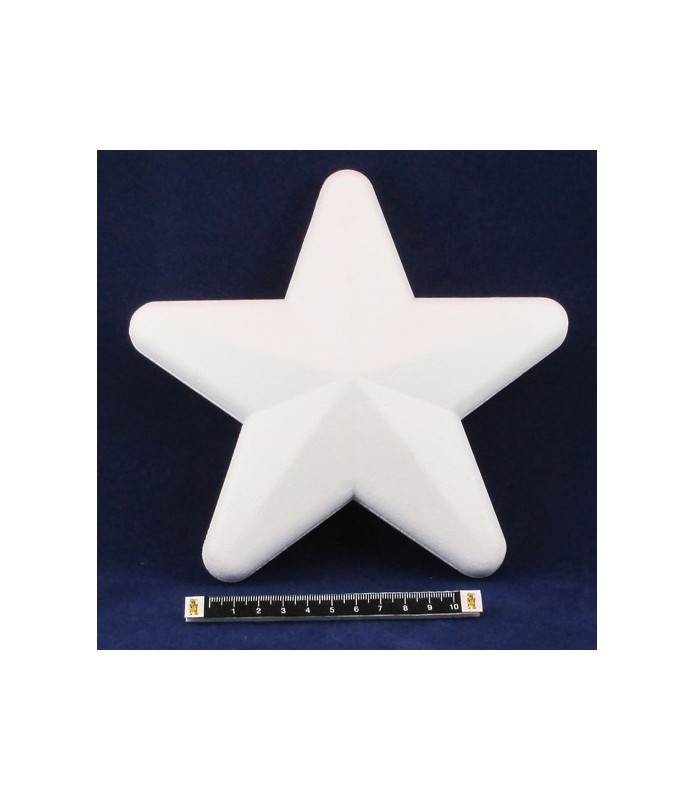 Estrella de Porex de 20 cm. diámetro-Formas y Planchas de Porex-Batallon Manualidades