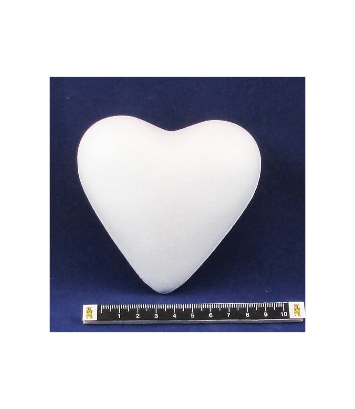 Corazón de Porex de 10 cm. diámetro