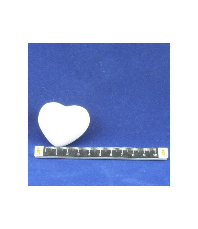 Corazón de Porex de 5 cm. diámetro