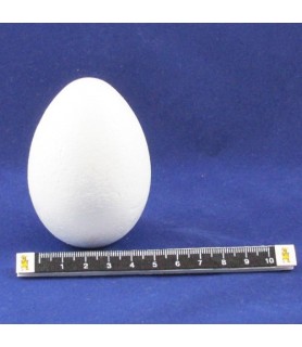 Huevo de Porex de 8 cm. altura-Formas y Planchas de Porex-Batallon Manualidades