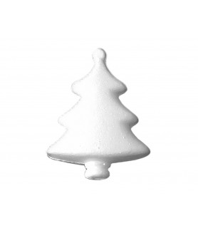 Árbol de Navidad colgante porex 7,5x5,5 cm-Figuras de Porex-Batallon Manualidades