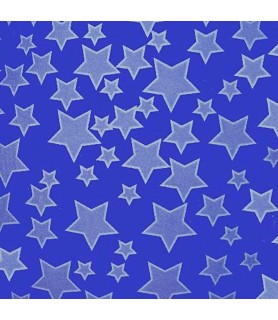 Estrellas Blanco/Azul 40x60 cm.-Laminas Surtidas-Batallon Manualidades