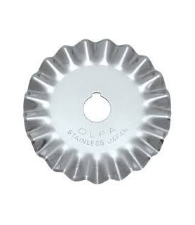 Cuchilla ondulada de 45 mm. para cúter circular "Olfa" PIB45