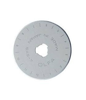 Cuchilla lisa de 45mm. para cúter circular "Olfa" RB45-Cutters-Batallon Manualidades
