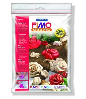 Molde de plástico de Flores "Staedtler Fimo"-Moldes Medianos-Batallon Manualidades