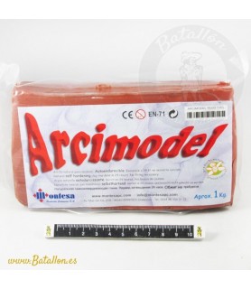 Pasta Cerámica Marrón "Arcimodel" 1 Kg-Pastas Modelar-Batallon Manualidades