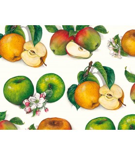 Papel para decoupage manzanas-Frutas y Verduras-Batallon Manualidades