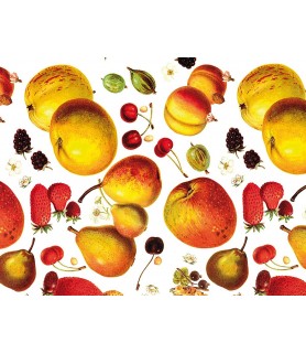 Papel Decoupage 50 x 70 cm Fruta-Frutas y Verduras-Batallon Manualidades