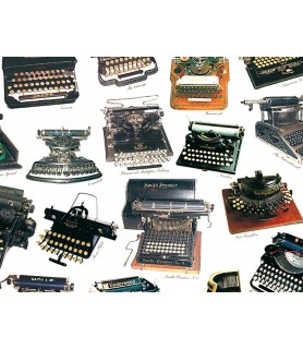 Papel para decoupage máquinas de escribir 