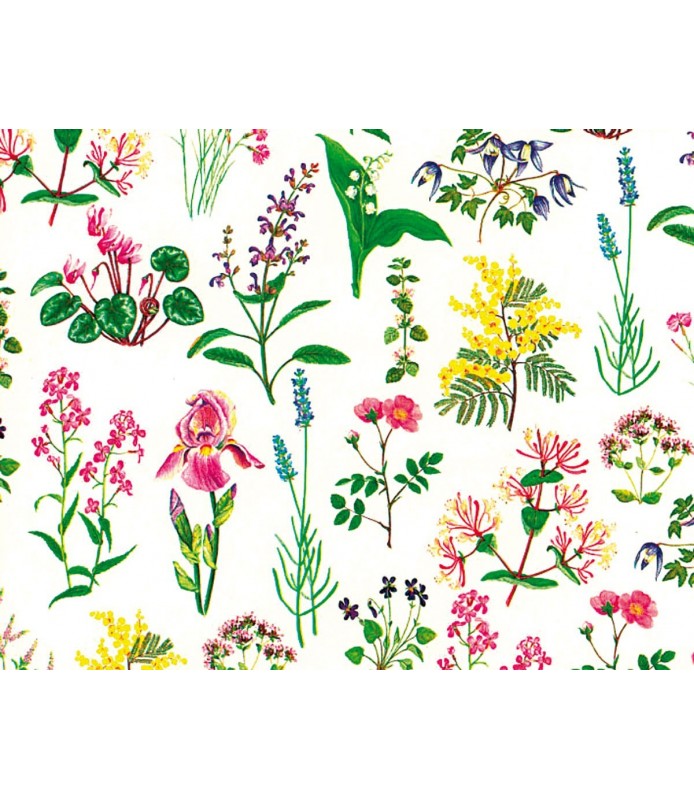 Papel para decoupage herboristeria-Flores y Plantas-Batallon Manualidades