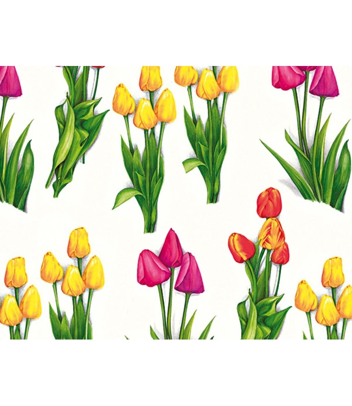 Papel para decoupage tulipanes