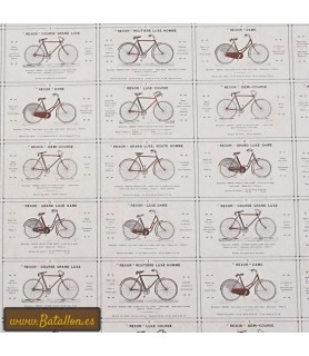 Papel para decoupage de bicicletas-Clásicos y  Escritura-Batallon Manualidades