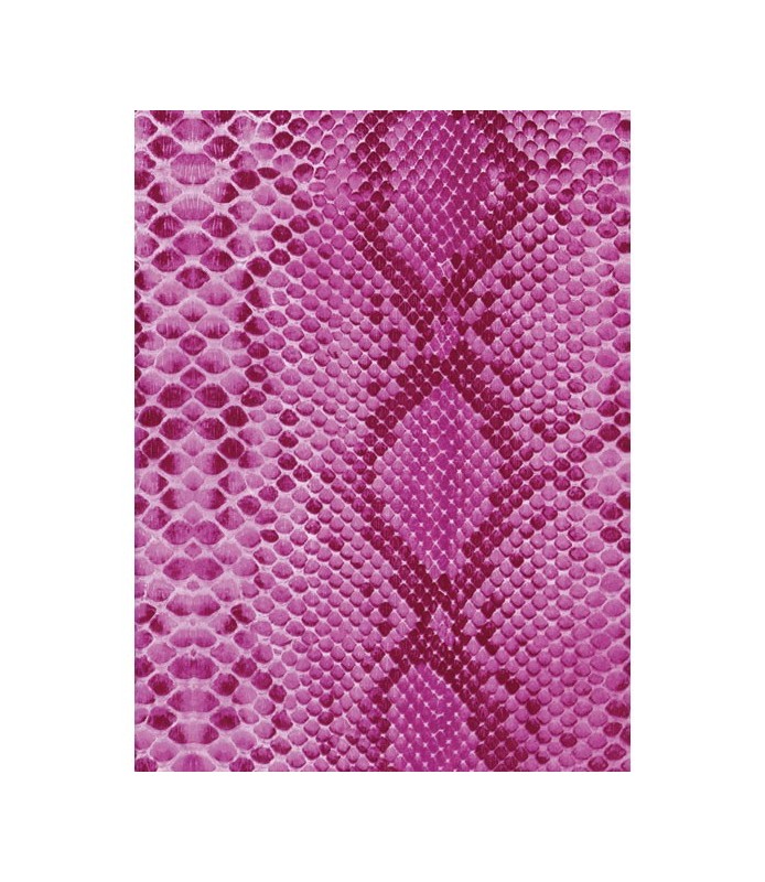 Papel Fino Decopatch Nº 210 "Piel de serpiente rosa " 30X40 cm-Papel Fino Decopatch-Batallon Manualidades
