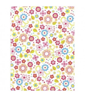 Papel Fino Decopatch Nº 433 "Flores de colores" 30X40 cm-Flores y Plantas-Batallon Manualidades