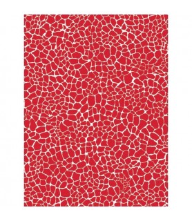 Papel Fino Decopatch Nº 546 "Piel Roja Blanca" 30X40 cm