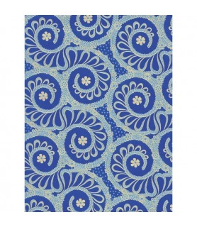 Papel Fino Decopatch Nº 440 "Florespiral azul" 30X40 cm-Papel Fino Decopatch-Batallon Manualidades