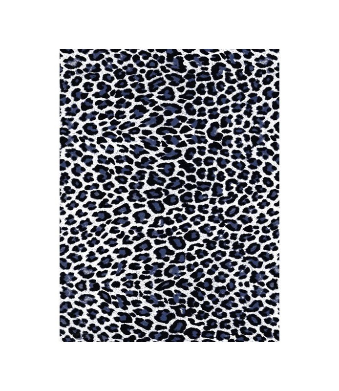 Papel Fino Decopatch Nº 614 "Leopardo azul y negro" 30X40 cm-Papel Fino Decopatch-Batallon Manualidades