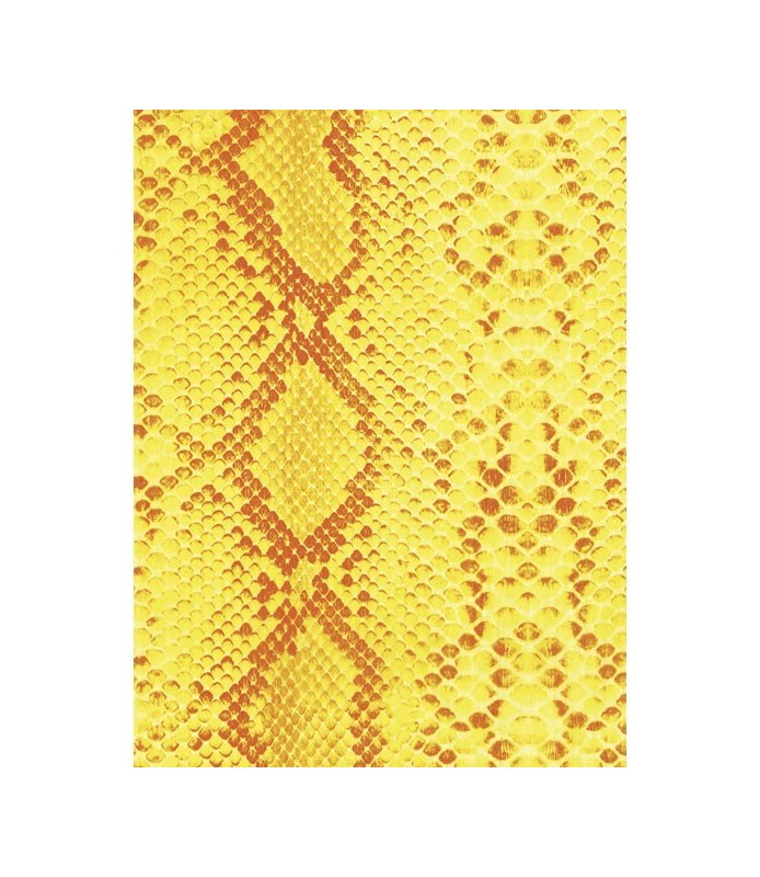 Papel Fino Decopatch Nº 478 "Serpiente amarillo" 30X40 cm-Papel Fino Decopatch-Batallon Manualidades