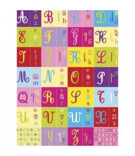 Papel Fino Decopatch Nº 619 "Letras coloridas" 30X40 cm-Infantil-Batallon Manualidades