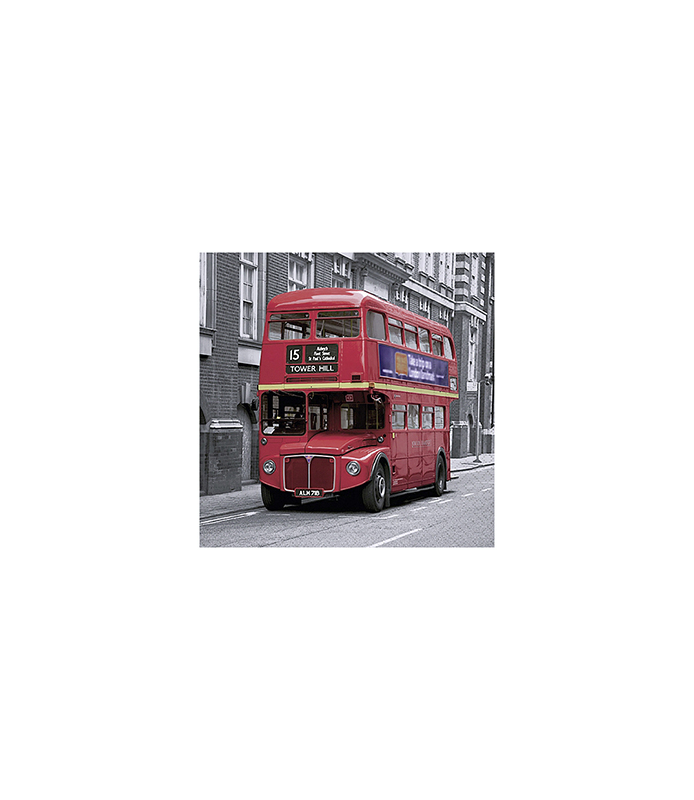 Servilleta Londres Bus-Viajes-Batallon Manualidades