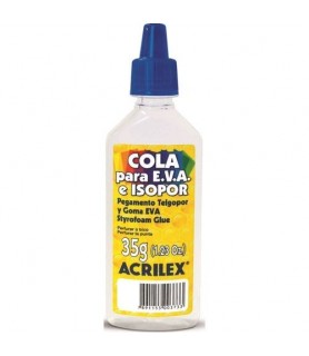 Pegamento Telgopor y Goma EVA "Acrilex"