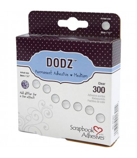 300 Puntos adhesivos Dodz 8 mm-Pegamentos Scrapbooking-Batallon Manualidades