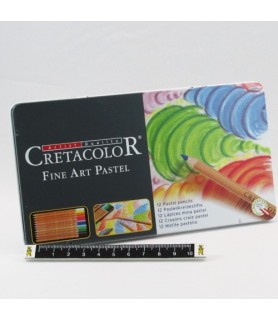 Set 12 lápices de colores mina pastel "Cretacolor"-Estuches y Sets de Policromos-Batallon Manualidades