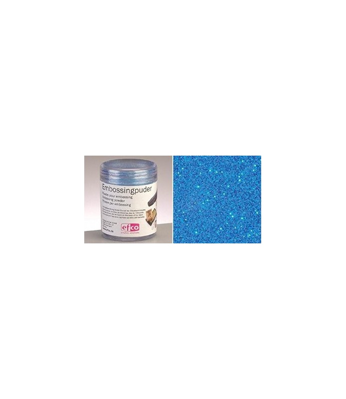 Polvos para Embossing color Azul superescarchado-Embossing-Batallon Manualidades