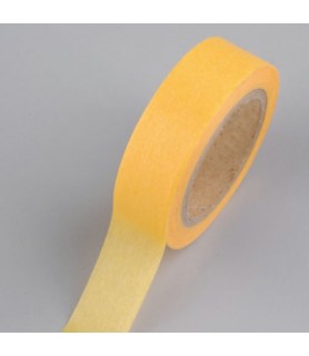 Washi tape amarillo 15mm. "Efco"-Washi Tape Liso-Batallon Manualidades