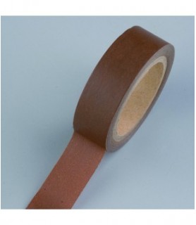 Washi tape marrón 15mm. "Efco"-Washi Tape Liso-Batallon Manualidades
