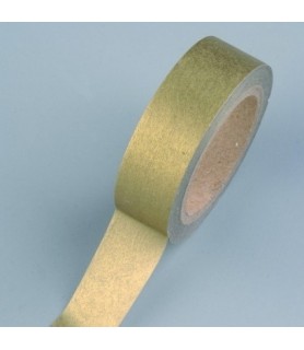 Washi tape dorado 15mm. "Efco"-Washi Tape Liso-Batallon Manualidades