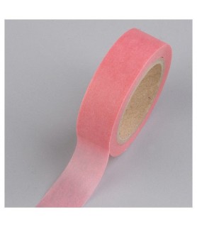 Washi tape rosa 15mm. "Efco"-Washi Tape Liso-Batallon Manualidades