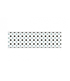 Washi tape puntitos blanco negro 15mm. "Folia"-Washi Tape Básicos-Batallon Manualidades