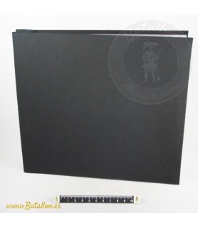 Álbum tela negro de fotos para Scrapbooking 20x20 cm.-Mediano (A4 Aprox.)-Batallon Manualidades