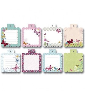 24 mini hojas "Minicutties Mariposas"-Blocs Pequeños-Batallon Manualidades