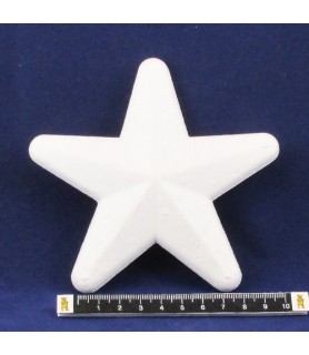 Estrella de corcho blanco de 13 cm-Corcho Blanco-Batallon Manualidades