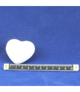 Corazón de corcho blanco de 5 cm-Corcho Blanco-Batallon Manualidades