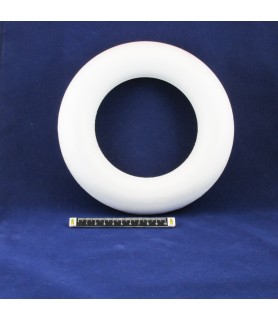 Corona de corcho blanco de 22 cm de diámetro-Corcho Blanco-Batallon Manualidades