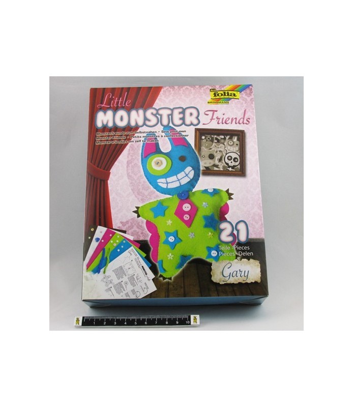 Little Monster Friends Gary-Para Niños-Batallon Manualidades