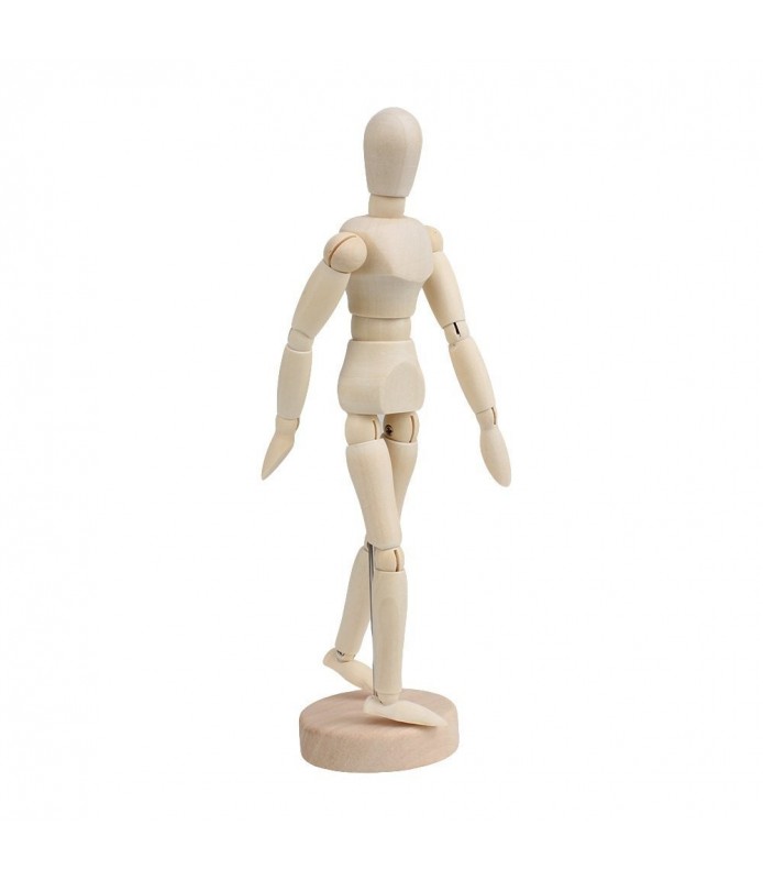Maniqui de Madera Figura Masculina 20 cm